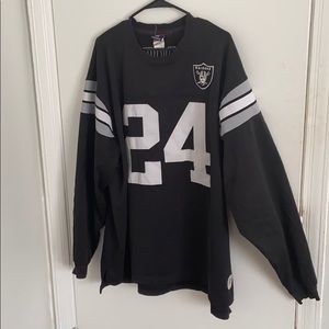 Oakland Raider's C. Woodson Jersey Sweatshirt